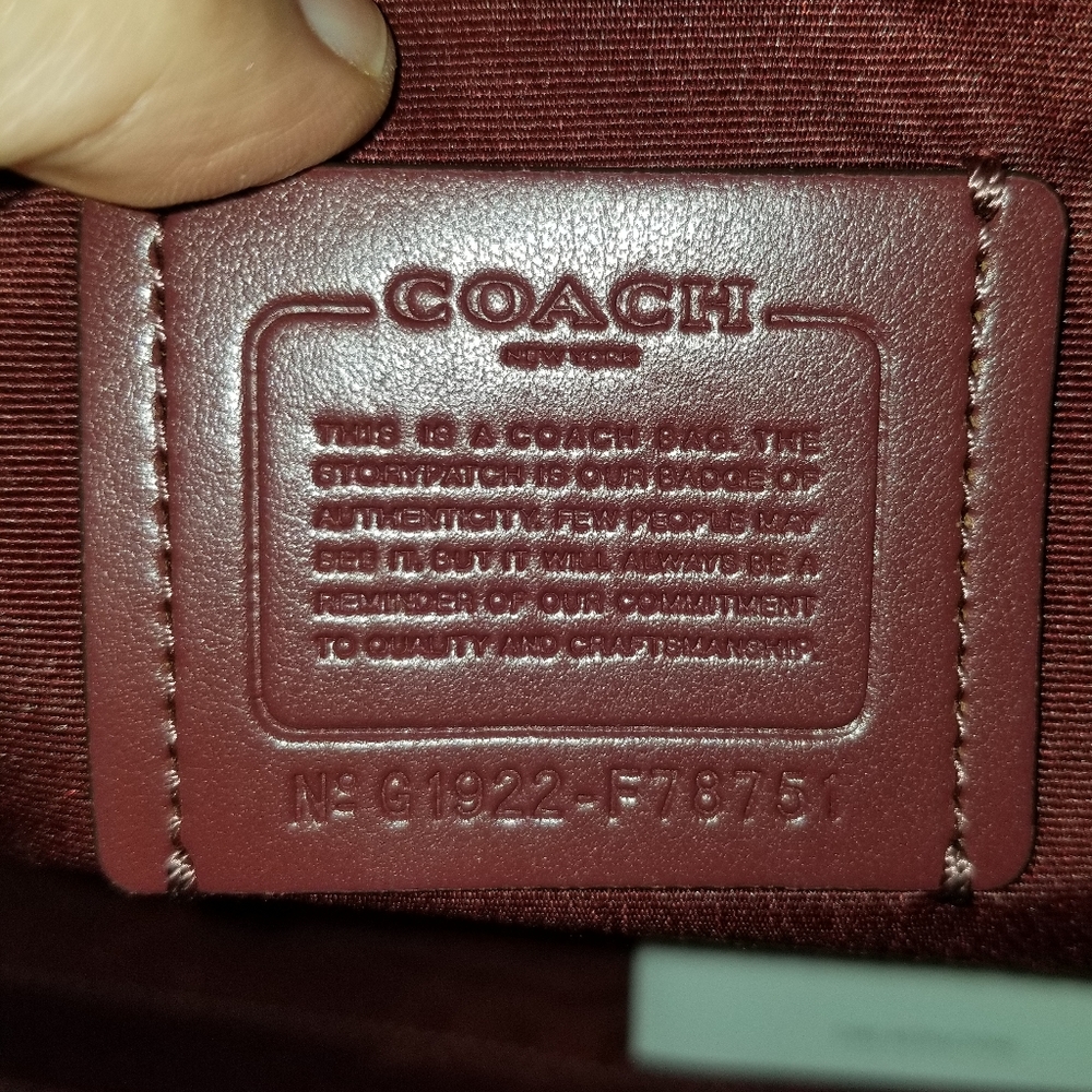 COACH 2 SET DESIGNE PURSE HANDBAG BAG WRISTLET - Picture 5 of 14